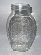 Honey Jar Glass 20oz Vintage Bee Keeping Storage