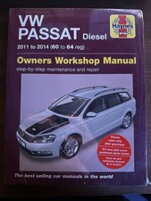 Volkswagen Passat Diesel (2011-2014)60 to 64 Haynes Repair Manual-New and Sealed