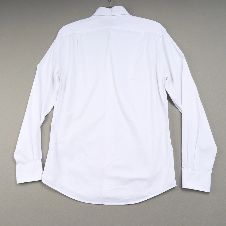 JOHNNIE-O Travis Shirt Mens Small White Long Sleeve Button Stretch - Image 3 of 4
