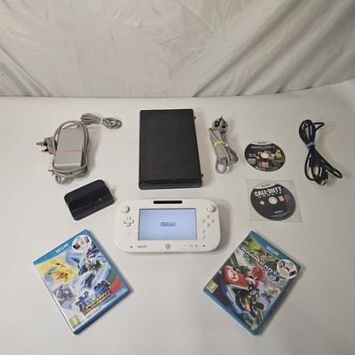 0Nintendo Wii U Konsole Bundle Mario Kart 8 Pokemon Tekken Minecraft Geister