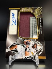 CZC639 - 2025 Leaf Trinity - Max Brosmer #RM-MB1 - 1/1 - Auto - Tag