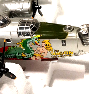 FRANKLIN MINT ARMOUR B-24 LIBERATOR Dragon and His Tail bomber
