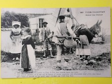 CPA - DEPT  17 - CHARENTE MARITIME  - TYPES CHARENTAIS - RETOUR DES CHAMPS - 