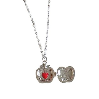 Functional Hide Chamber Necklace Artistics Apples Pendant Comfort Fit Jewelry