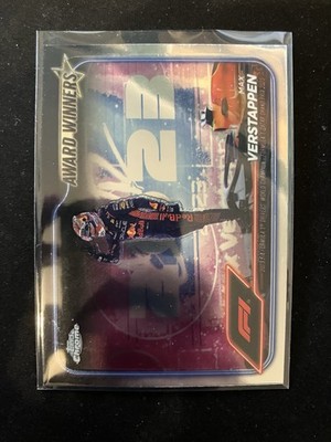 Topps Chrome F1 2024 Max Verstappen Formula 1 World Champion Award Winner #183