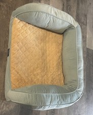 Serta Orthopedic blue Couch for Dog/Pet 28 X21 Inch Memory Foam Bed Used Cond.
