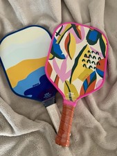 Set of 2 His Hers Pickle O'Joe Lightweight Pickleball Paddles