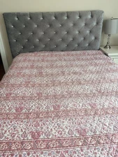 John Robshaw For Target Reversible Twin Quilt~ 100% Cotton~ BOHO~ Pink & Purple