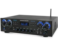 Pyle Compact Home Theater Amplifier Stereo Receiver with Bluetooth (500 Watt)