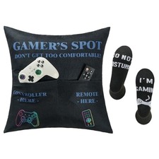 Children Gifts,Gamer'Spot Throw Pillow Covers 18x18 Inch Set of 1 Christmas