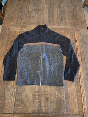 J.Crew Zip-up 100%Lambswool A Few Small Holes
