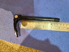 Vorderrad Fahrrad Schnellspanner Spieß mit Hebel, schwarz Metall 12 mm schließen B-1860-1