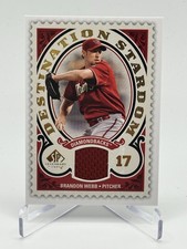 2009 SP Legendary Cuts Destination Stardom Memorabilia Brandon Webb Jersey Relic