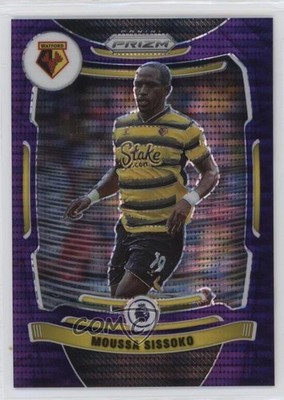 2021 Panini Prizm Premier League Breakaway Violet 21/99 Moussa Sissoko #258 11if