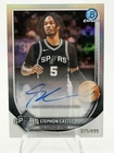 2025-26 Bowman Chrome Stephon Castle Auto BCA-SC Spurs Autograph