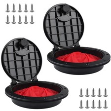 Deck Plate Kit Deck Hatch with Storage Bag for Boat Kayak Rigging,Included Fa...