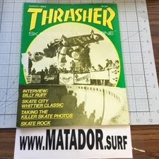 80s Thrasher Guaranteed Original Vintage Skateboard Magazine
