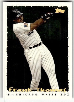 1995 Topps Frank Thomas CyberStats (Spectralight) #001