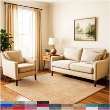 Koeckritz Indoor Square Area Rug   Soft Twist Pile Carpet - Living Rooms  More