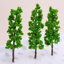 10PCS Model Pine Tree Train Set Scenery Landscape OO HO