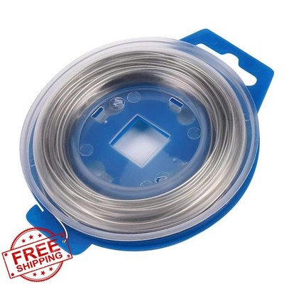 WINTOWIN Safety Lock Wire .032 Silver 50 Ft