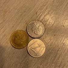 Italy - 1953 10 Lire, 1977 L.50, 1981 200 Lire - 3 Coins