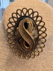 Hedy Hill Creation Toronto Bronze Victorian Brooch Pendant