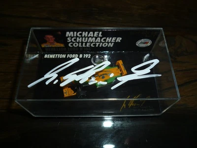 Minichamps Michael Schumacher Benetton Ford B192 Belgian in Box - Bild 1 von 4