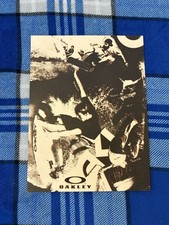 Oakley 2006 2 Pocket Folder Black White Sports Skate Travis Wardo Vintage