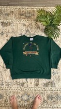 Vintage 90s cable Sportswear Green Sweatshirt...