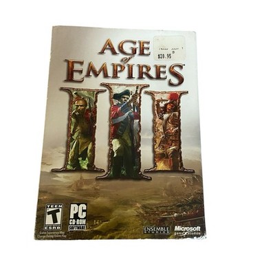 Age of Empires III PC CD-ROM Game 2005 Complete With 3 Discs All Inserts VGC