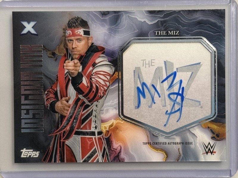 2025 Topps Exalted WWE The Miz Insignia Ink Autograph Auto INI-MIZ
