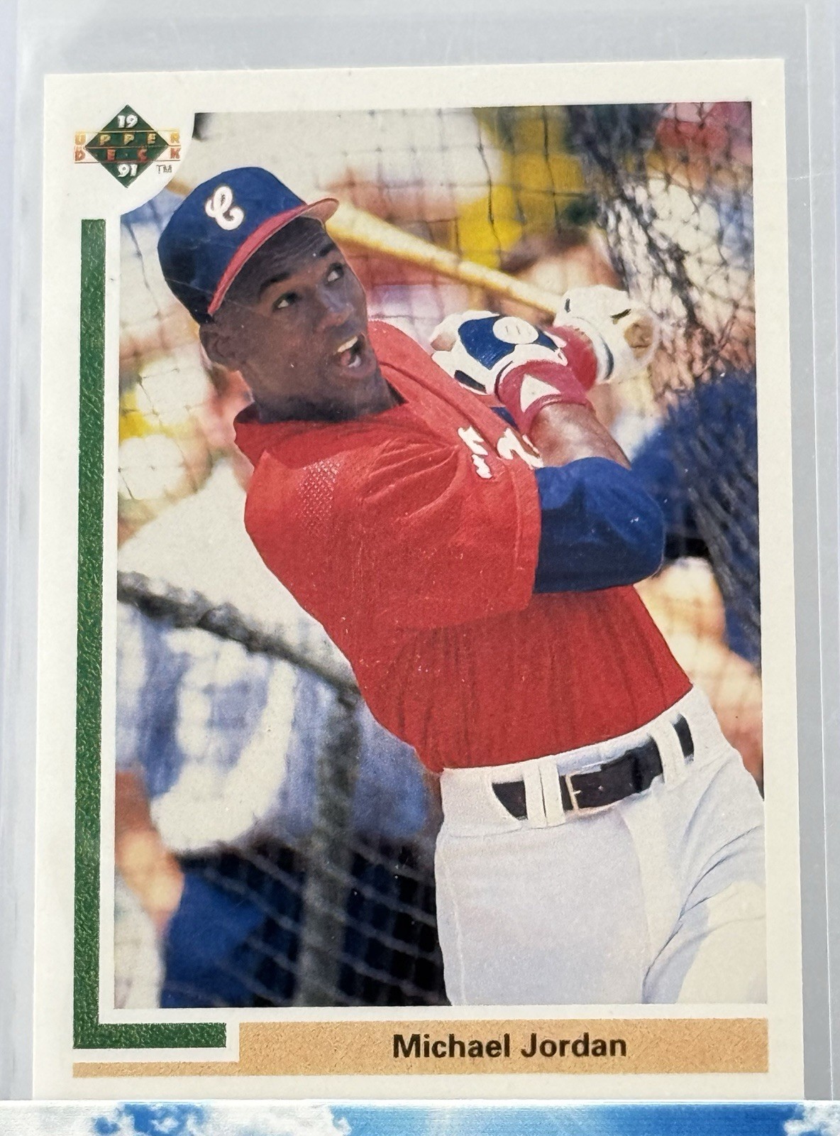 1991 Upper Deck Short Print Michael Jordan #SP1 - Baseball Rookie RC