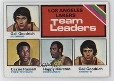 1975-76 Topps Team Leaders Cazzie Russell Happy Hairston Gail Goodrich HOF 0xy0