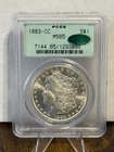 1883 CC Morgan Silver Dollar PCGS MS65 OGH CAC