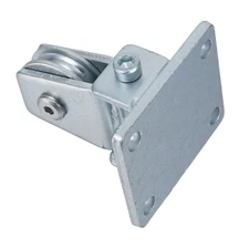  Heavy Duty Wire Rope Pulley Wheel U-Shaped Steel Fixed Track Pulley For Wall