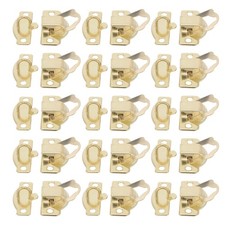  20pcs Small Latch Lock - Box Lid Fasteners Metal Buckle Golden Hasp Hardware