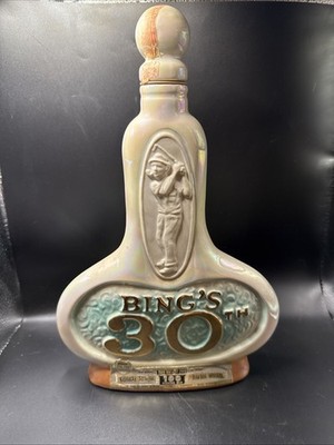 Bings 30th Beam Bourbon Whiskey Bottle