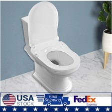 Round Toilet Seat Bidet Rear Non-electric Dual Nozzle Toilet Seat Attachment