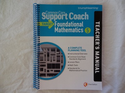 Common Core Support Coach, Target: Foundational Mathematics, Teacher's Manua...