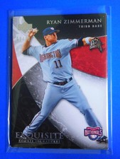 Ryan Zimmerman 2007 Upper Deck Exquisite Collection Rookie #68 Nationals #/99