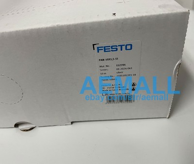 New in Box Festo PAN-10X1,5-SI 152701 Plastic Tubing (50meters/164 ft)