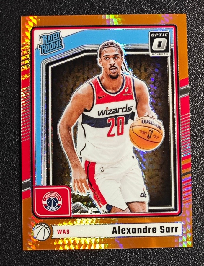 Alexandre Sarr 2024-25 Panini Donruss Optic RC Orange Hyper /299 #276
