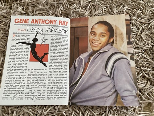 Vintage Nov 1982 -Rare Edition No 1 , The Official Fame Magazine From Tv Series - Picture 6 of 7