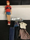 1960’s Mattel Ricky Doll With Clothes And Stand