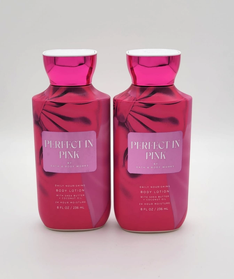 Bath & Body Works Perfect in Pink Daily Nourishing Body Lotion 8