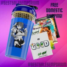 Gamer Supps Hololive Waifu Creator Cup - Ouro Kronii w/Sticker+Samples -IN-HAND