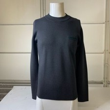 LACOSTE Wool Blend Crew Neck Sweater Men's Size S Cambouis/Buis