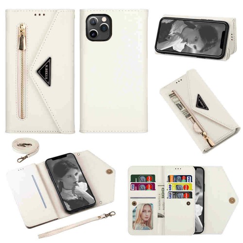 For iPhone 11 12 Pro Max XR 6S 7 8 SE Wallet Card Holder Flip Leather Case Cover - Picture 8 of 43