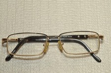 Mens Glasses Frames Rochester Optical Colt Gold Black Korea 53 18 140